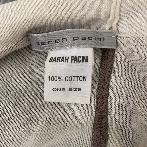 Tan and brown color block cardigan - Picture 6 of 6